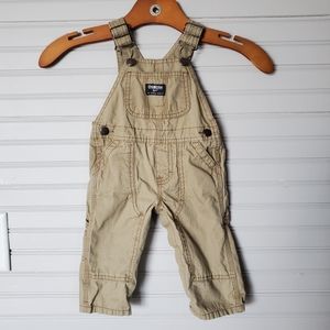 OshkoshBgosh Khakie Overalls, sz 9mo